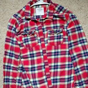Abercrombie flannel lot